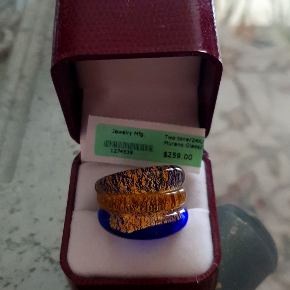 Murano glass Ring
